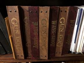 Vintage collection of Gun Dog Magazines