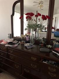 Ethan Allen King Suit “Georgian Court Cherry”