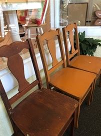 Vintage Harp back Chairs