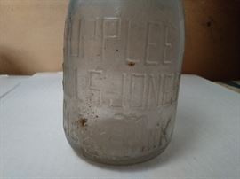 Vintage milk bottle