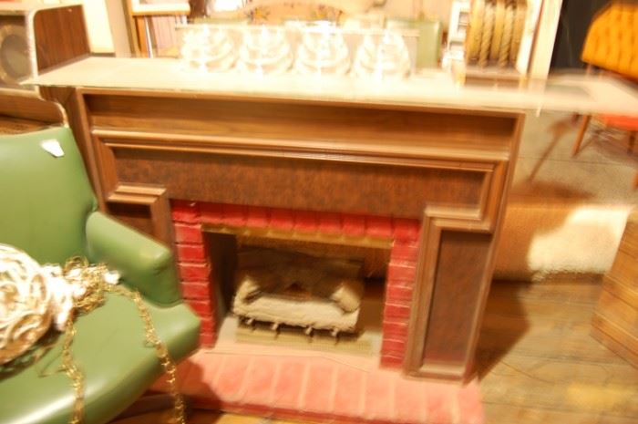 One of several fireplace mantles 