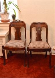 Stunning Mahogany Side Chairs (Upholstered Seats)