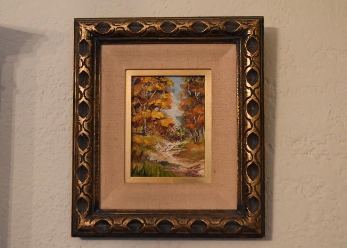 Original Artwork / Miniature Painting, Framed