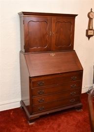 Antique Secretary (with drawers & hutch)