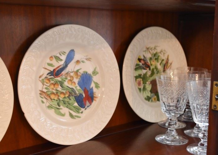 John James Audubon Dinner Plates (Colored by Hand, England)