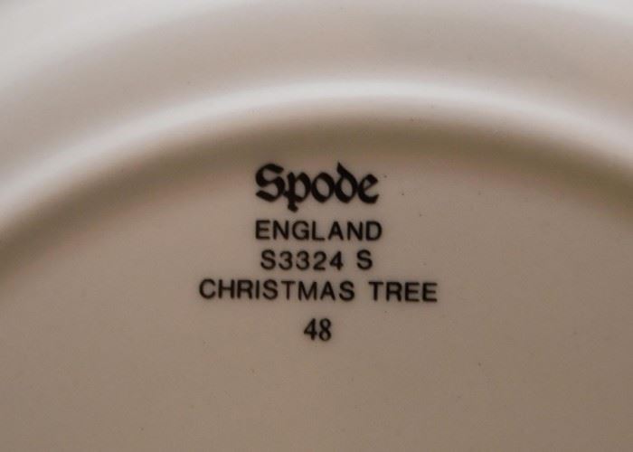Spode "Christmas Tree" China (England)
