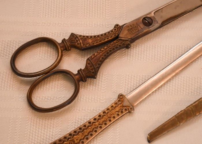 Antique Scissors & Letter Openers
