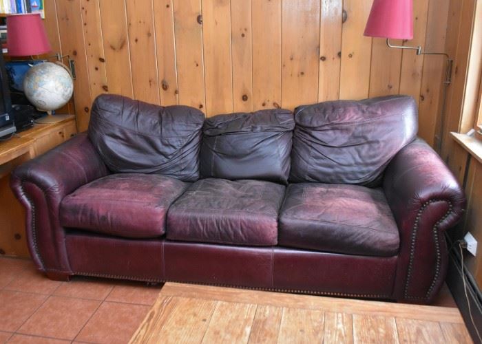 3-Seat Sofa with Nailhead Trim