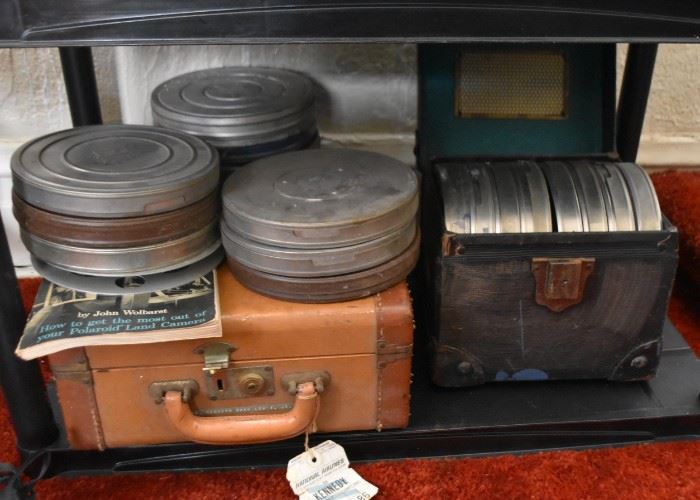 Vintage Suitcase, Film Reels