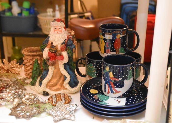 Christmas Decor, Ornaments, Plates & Mugs