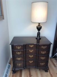 Bedroom Chest and Lamp