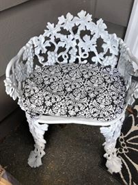 Victorian wrought iron chair