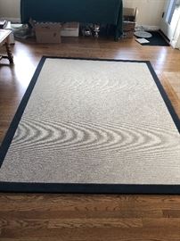 wonderful custom contract border area rug by Masland