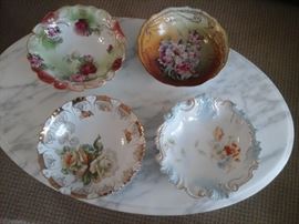 Top left to right P S Germany, no mark, Germany and Germany.