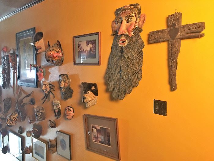 Figural masks, Mexican and Hispanic origin