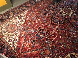Iranian wool blend area rugs