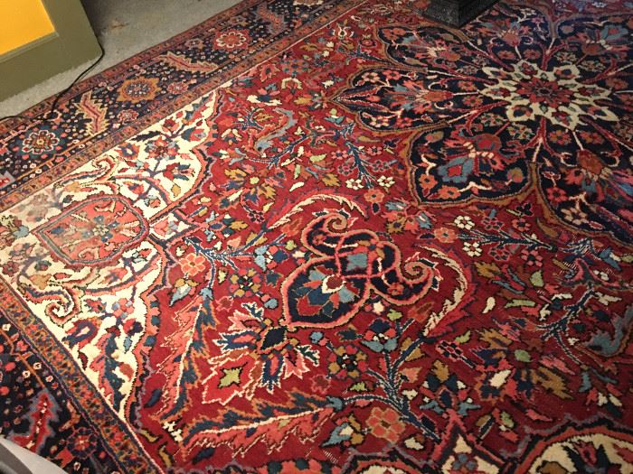Iranian wool blend area rugs