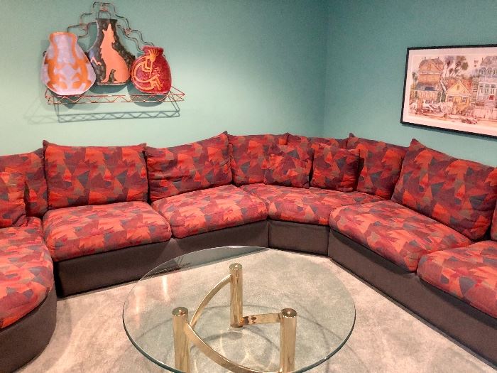 Vintage, mid century sectional