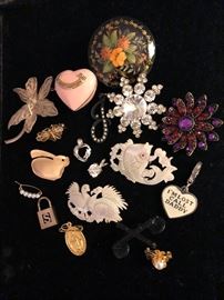 Pins and charms