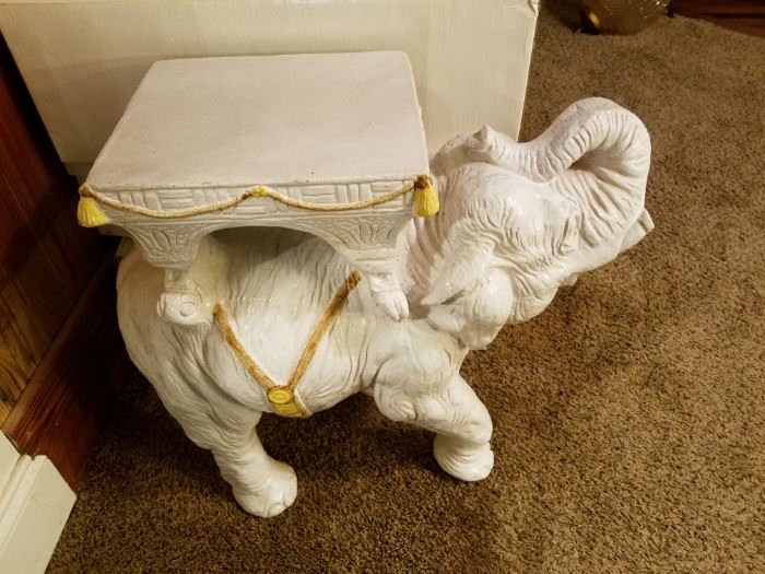 Ceramic large elephant