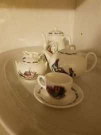 Wedgewood Rabbit Tea Set