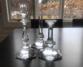 2 sets of a trio candlestick collection.  $150 each set of three. 