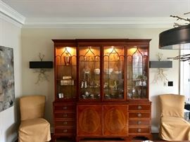 Arthur Brett & Sons Beautiful Cabinet 85 x 88 x 16