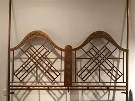 VIntage Ornate King Headboard