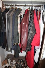 Men's and Ladies' clothing-more than a few leather jackets!