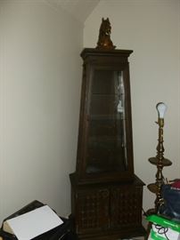 Unusual vintage curio cabinet