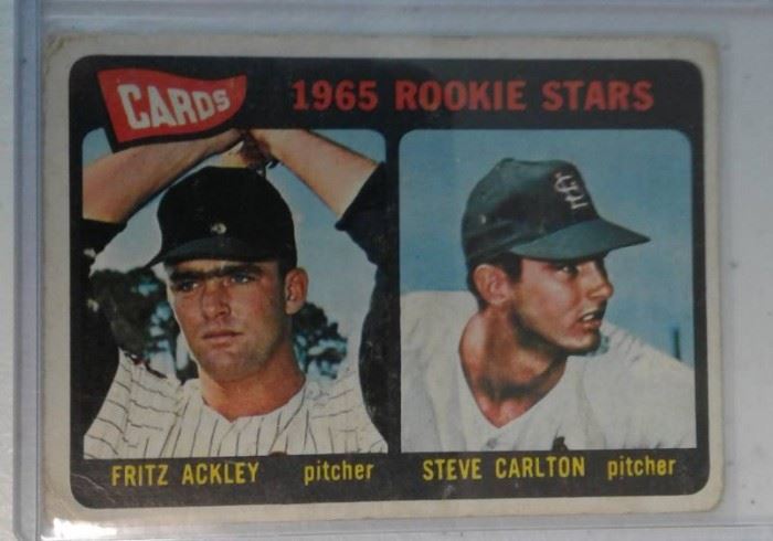 1965 Topps Steve Carlton Rookie Baseball Card St. ...