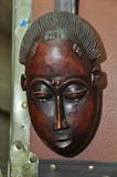 wooden African mask