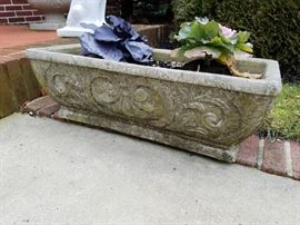 outdoor cement planters