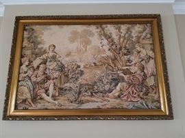 framed tapestry