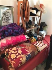 Hand Made Afghans, Hats, booties, belts, and handbags