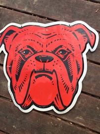 Red Bulldog Sign https://ctbids.com/#!/description/share/85860