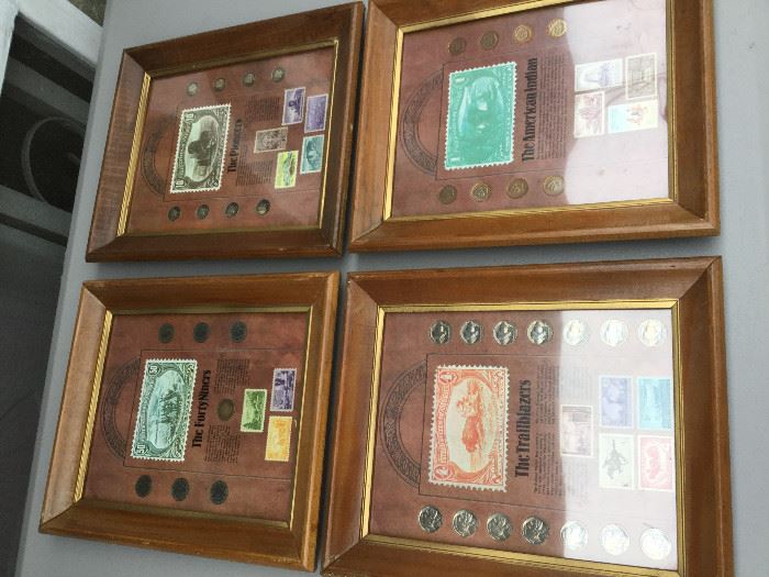 Framed Sets of Commemorative Stamps and Coins https://ctbids.com/#!/description/share/86322