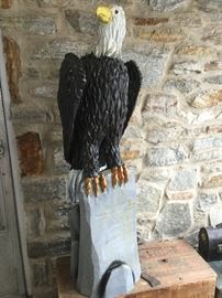 Eagle, Chainsaw Carved https://ctbids.com/#!/description/share/86345