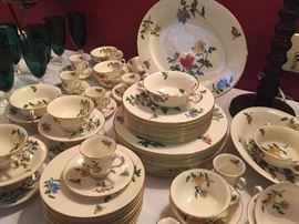 Incredible set of Castleton china. Service for 8.