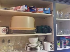 Tupperware, Pottery Barn dishes, more.