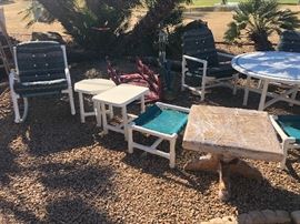 PVC Patio Rocking Chair	 