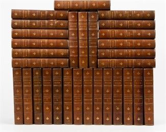 Lot 12: Complete Works of Charles Dickens, 30 Antique Volumes