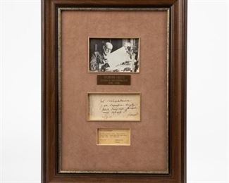 Lot 13: Signed Sigmund Freud Handwritten Analysis of Patient