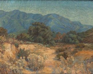 Lot 21: William Arthur Paxton Oil Landscape
