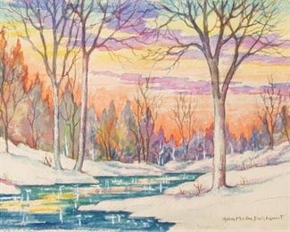 Lot 31: Alba Malm-Dahlquist Signed Watercolor