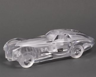 Lot 35: Daum France Crystal Coupe Riviera