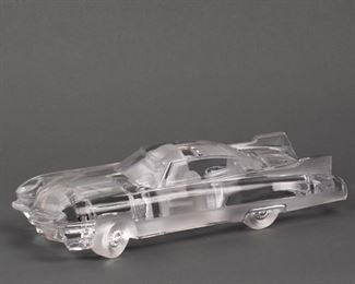 Lot 36: Daum France Crystal Cadillac El Dorado
