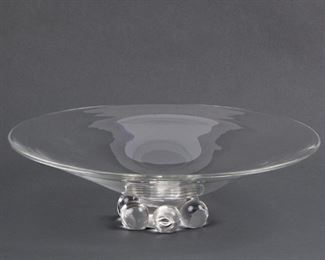 Lot 48: Large Steuben Footed Centerpiece