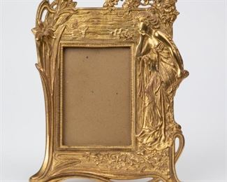 Lot 66: Art Nouveau Gilt Bronze Picture Frame