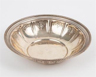 Lot 95: Whiting Sterling Reticulated Bowl